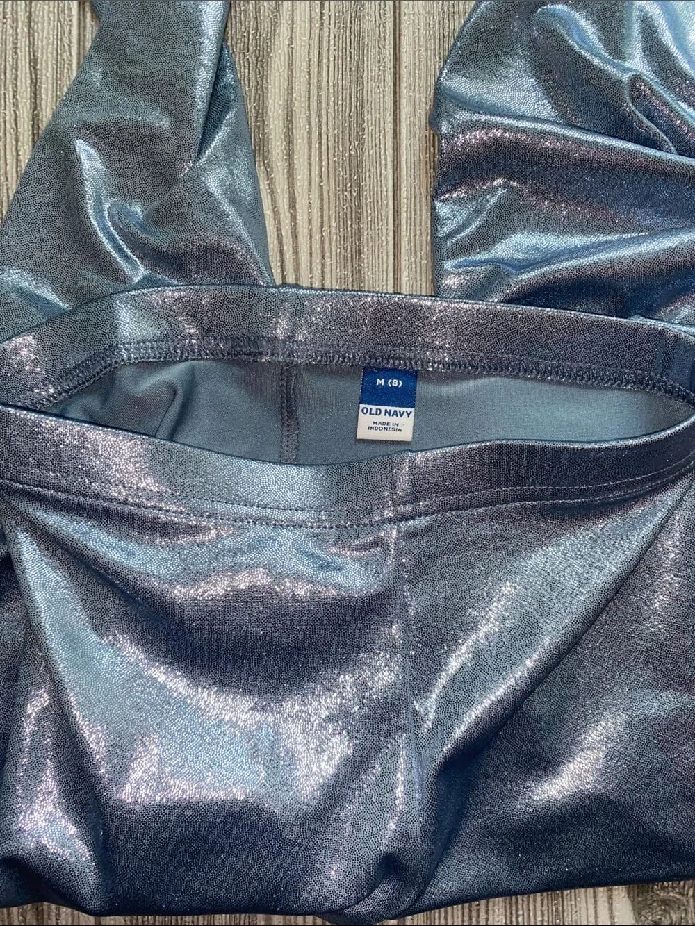Old Navy Metallic Girls' Leggings Size M (8)